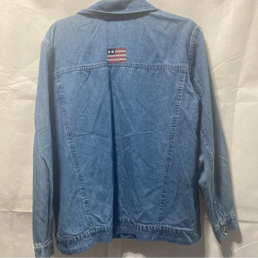 Denim & Co. Denim Shirt -Size L - Picture 4 of 6